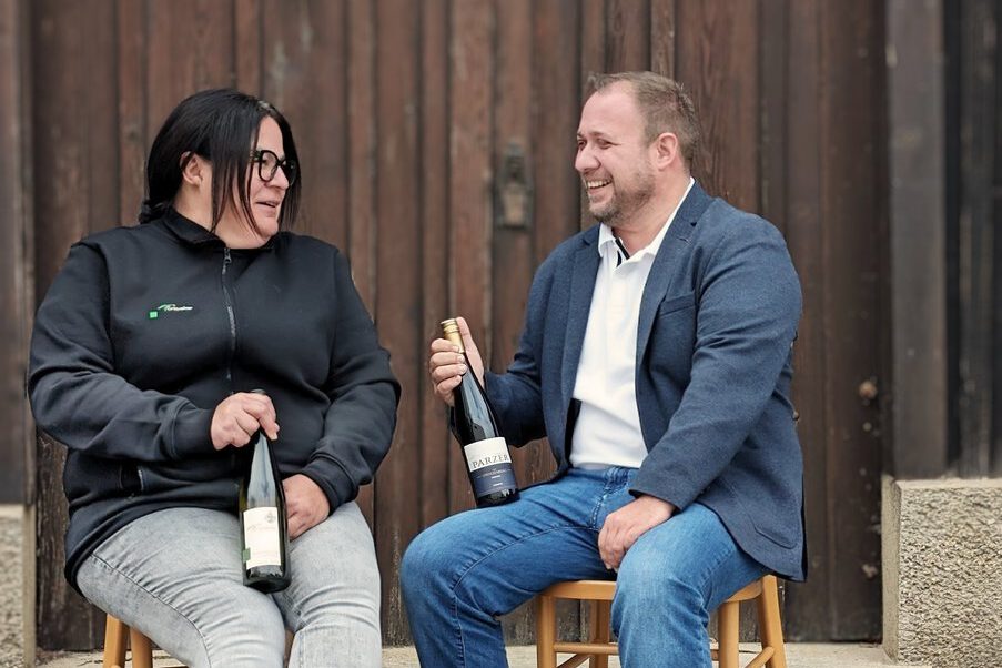 Siegerwinzer unter sich: Isabella Forstreiter und Christian Parzer